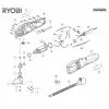 Ryobi DS2000 Spare Parts List Type: 1000024817